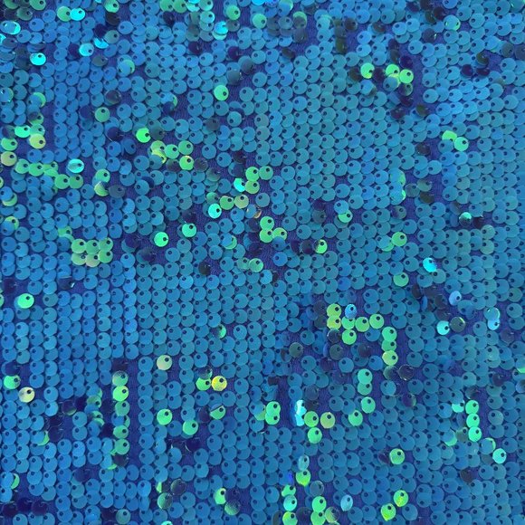 Balera Turquoise Sequin Tank Top - Picture 2 of 7